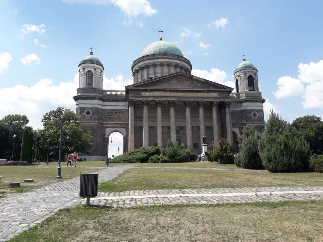 The Basilica from the land side