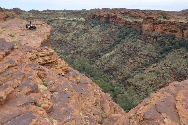 Kings Canyon and Uluru (Ayers Rock)