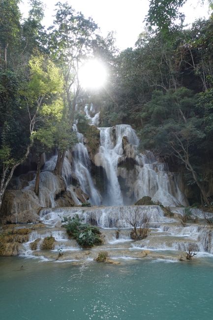 Kuang Si Waterfall - 60m hoch