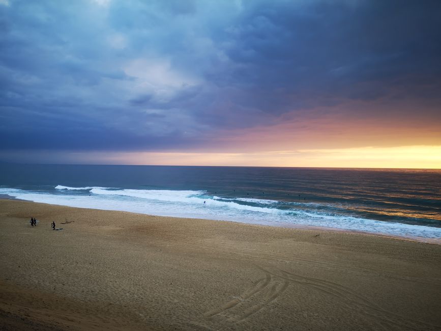Because it's so beautiful, once again: Sunset in Capbreton