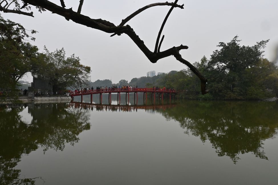 Brücke über den Hoan-Kiem-See