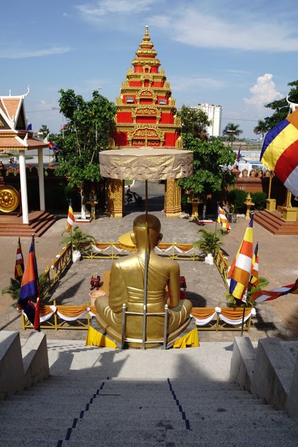 Wat Ounalom Blick vom Tempel runter