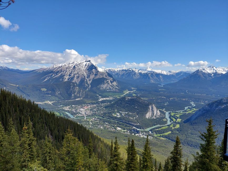Blick auf Banff