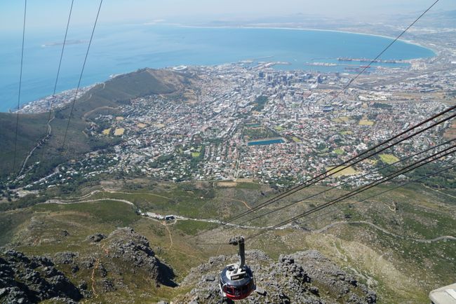 Kapstadt - Gondel Table Mountain 