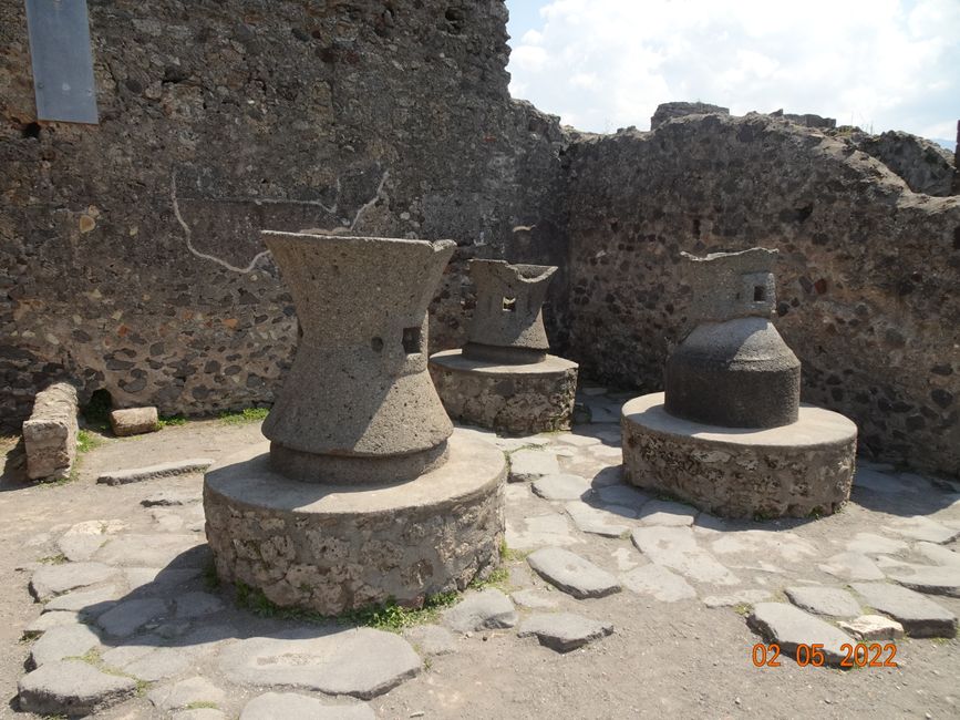 Getreidemühle in Pompeji