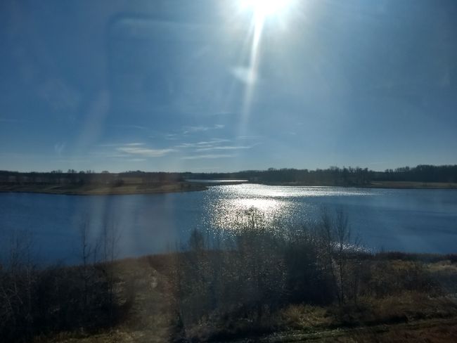 Traveling across Canada by train
