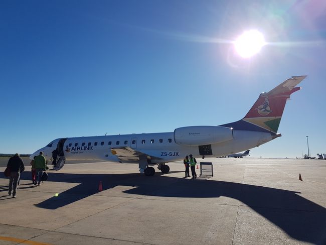 Flight to Cape Town