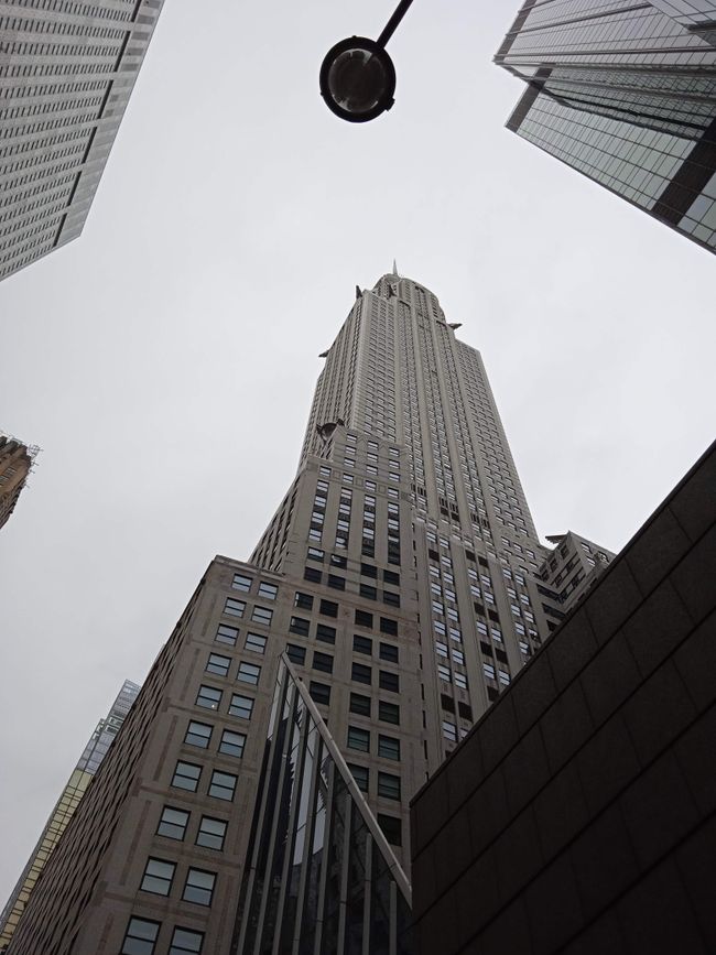 Das Chrysler-Building, von unten