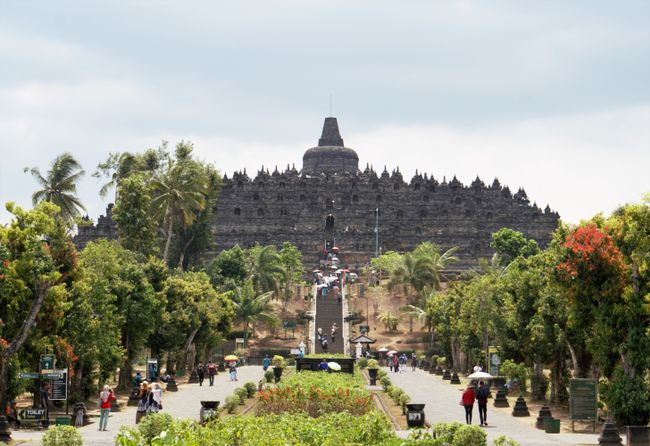 Buddhistischer Borobodur Tempel