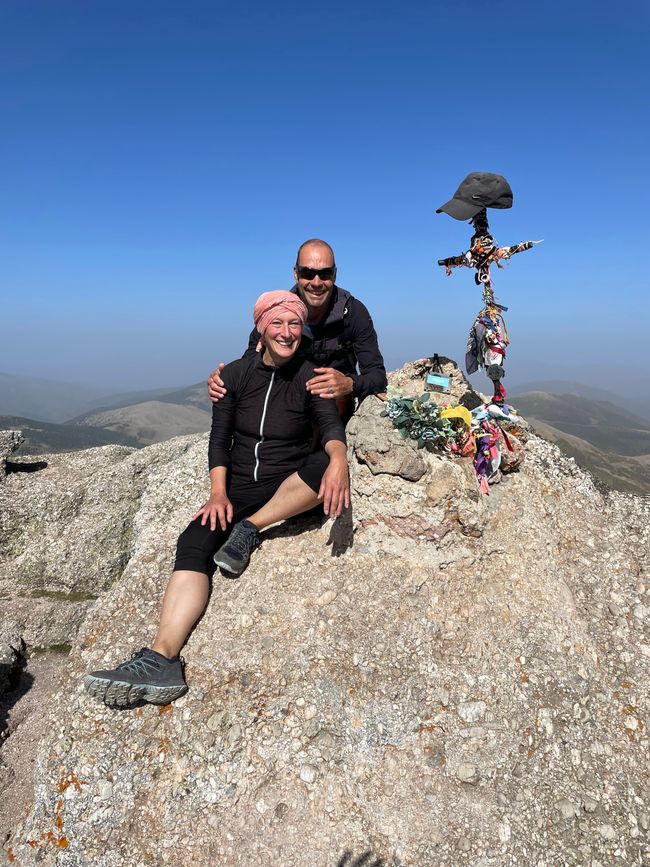 auf dem Gipfel: Pico de Urbión