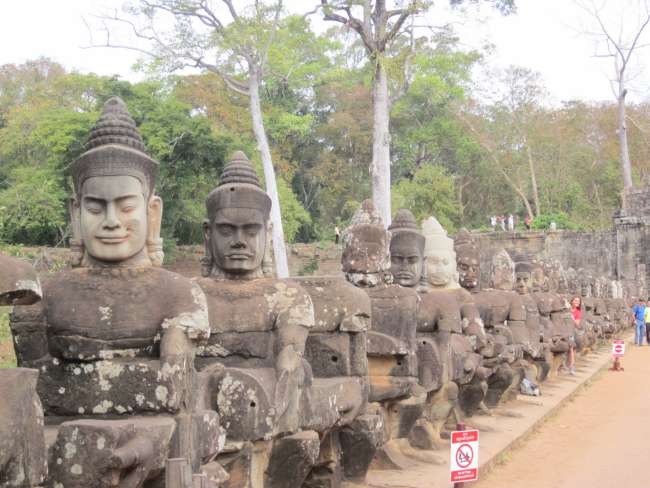 Zufahrt zu Angkor Thom
