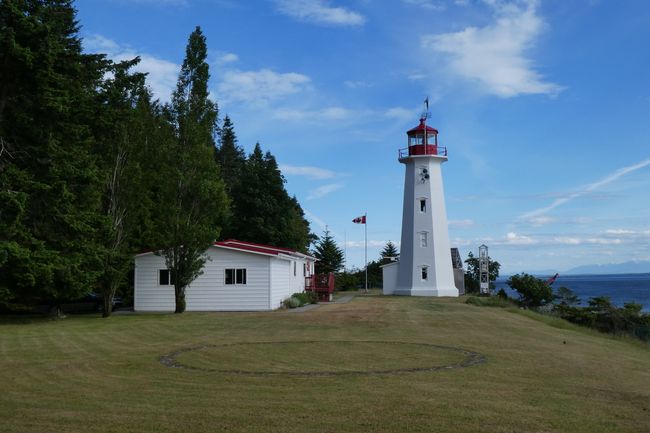 Cape Mudge Lighthouse auf Quadra Island
