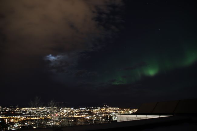 Clouds, Trondheim, Northern Lights. (photo by Leon)