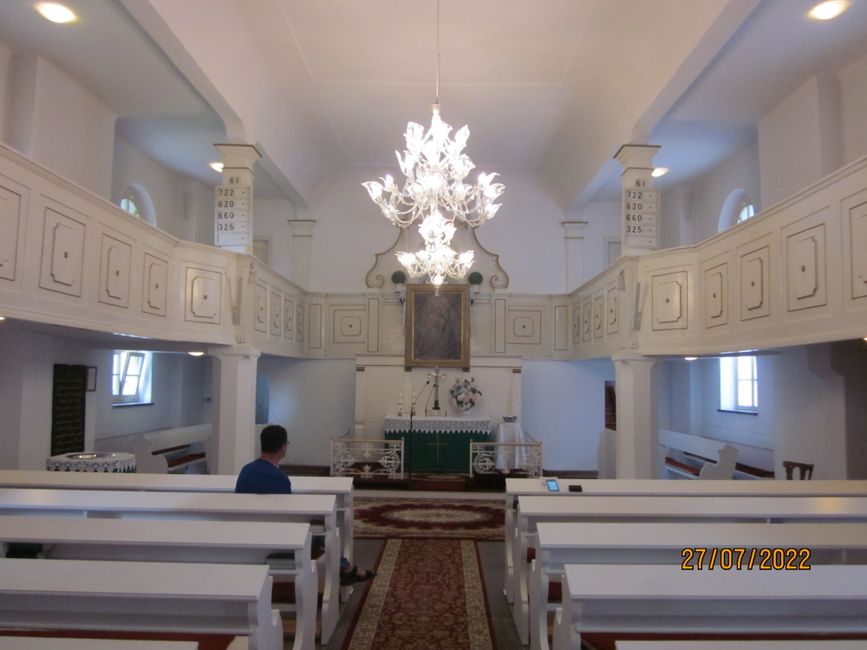 Interior of the old Protestant Church