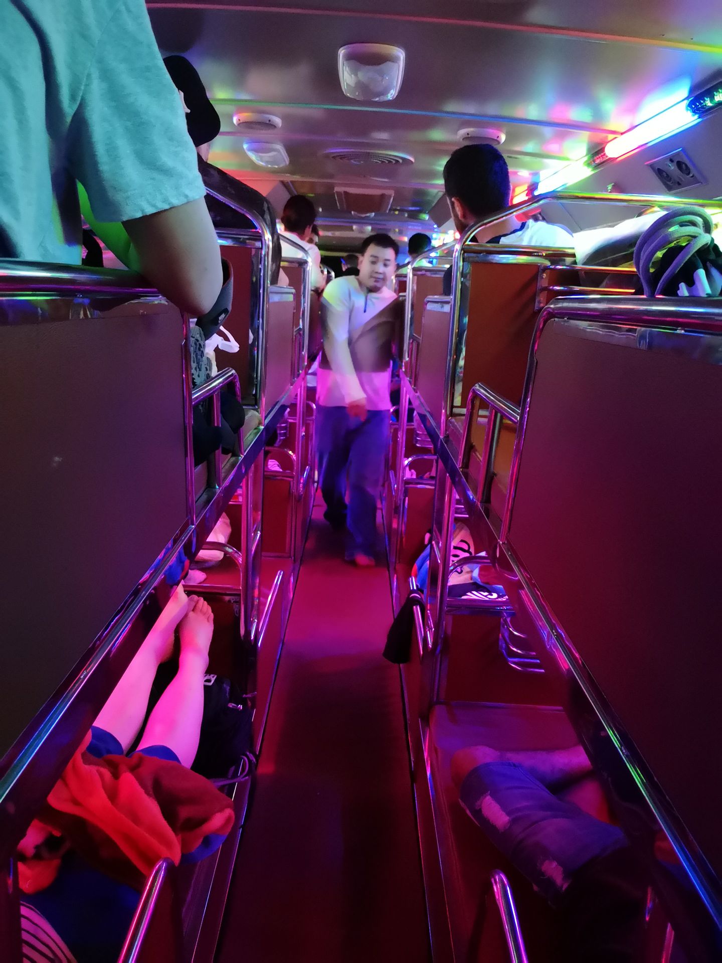 Laotian Sleeping Bus