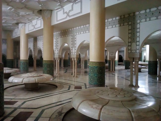 Underground washrooms of the mosque