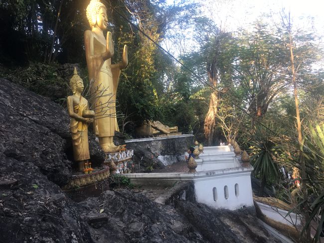 Buddhas auf Abstieg