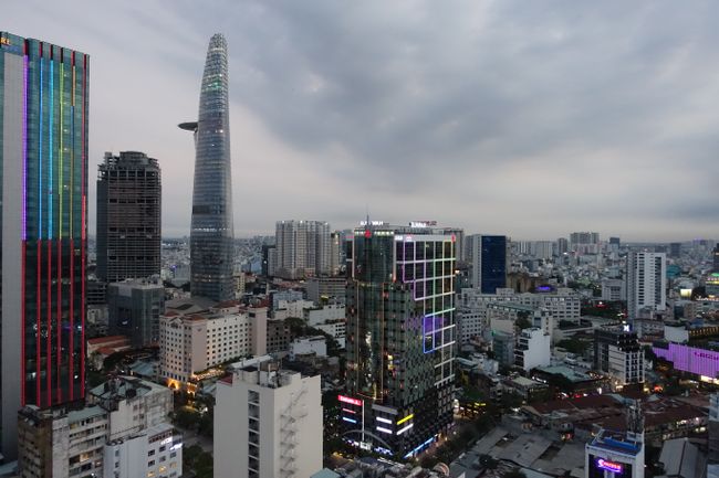 Ausblick über Saigon 