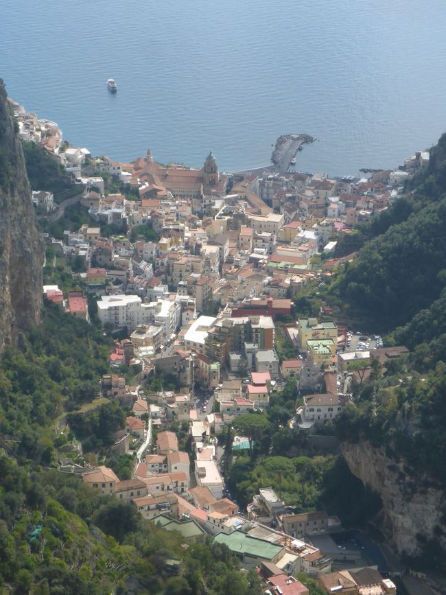 Amalfi von oben 