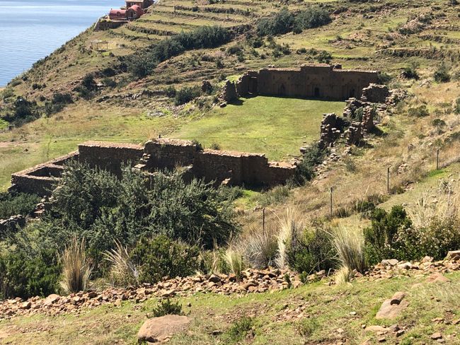 Inka-Ruine auf der Mondinsel