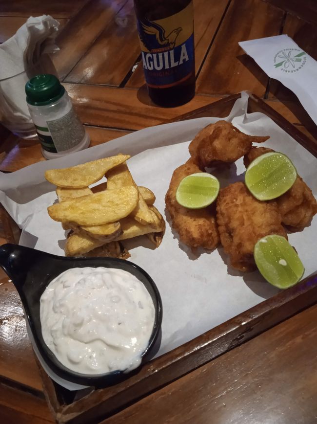 Abendessen, Fish and Chips 