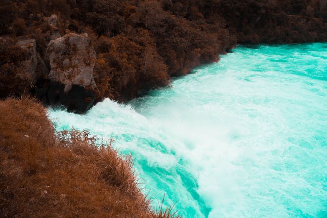 Huka Falls, spectacle of nature