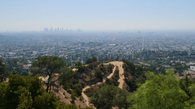 View over L.A.