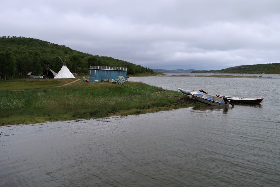 The Sami people live off fishing
