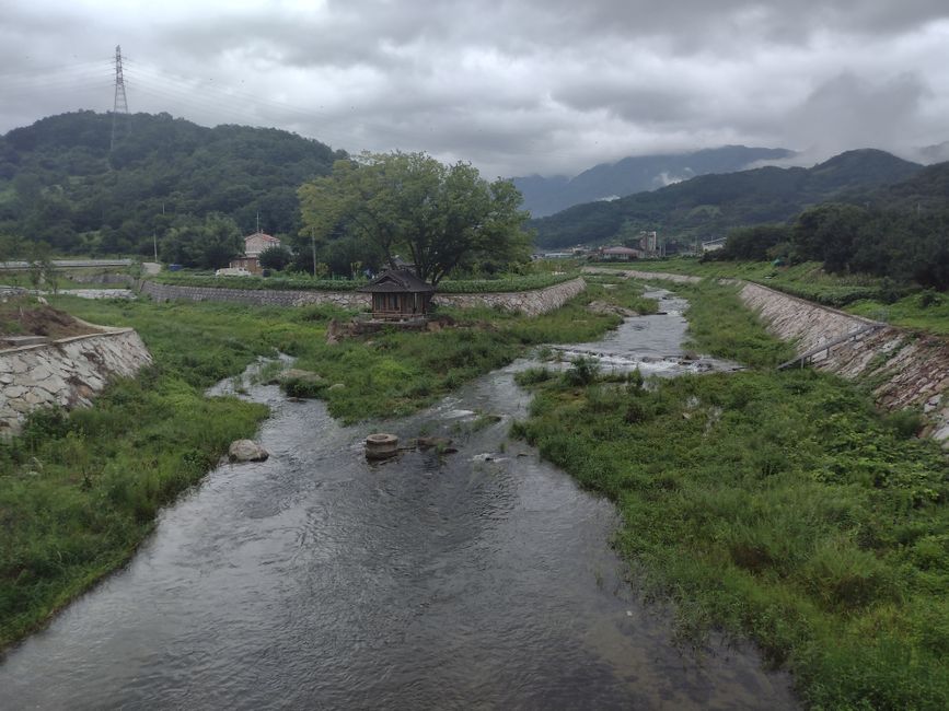 Regen im Jirisan-Nationalpark