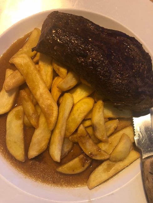 Best ribeye steak in a long time! €8 😍