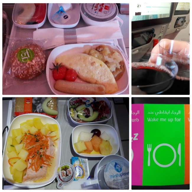 Gluten-free meal on the A380