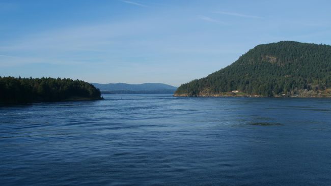 Ferry crossing to Vancouver Island