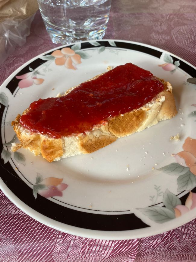 Breakfast with jam from Weibern