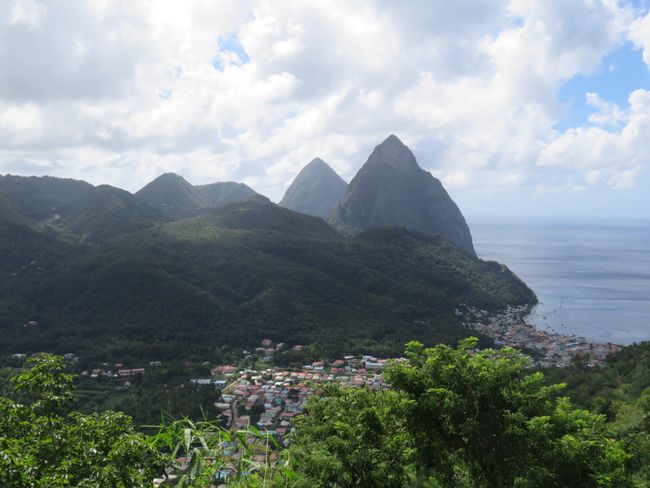 Gros and Petite Pitons