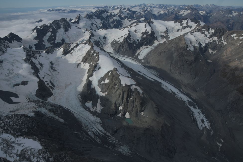 Flightseeing - Zwei Gletscher