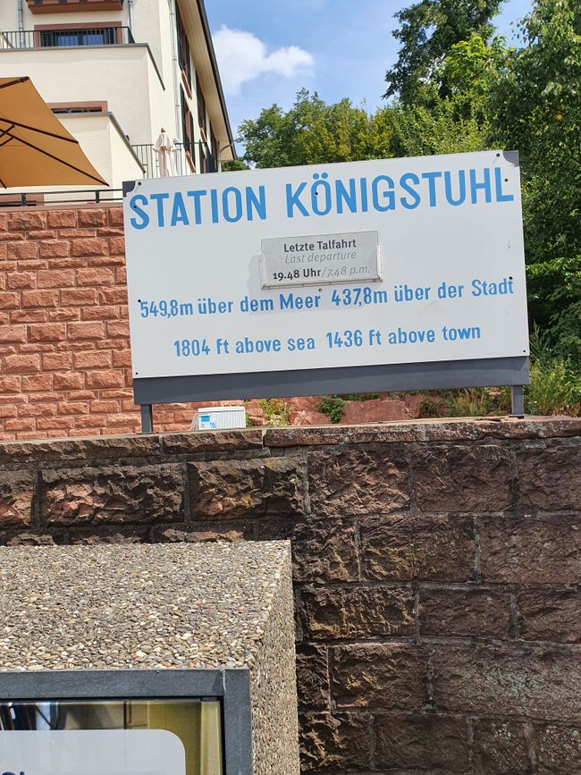 Once Königstuhl and back