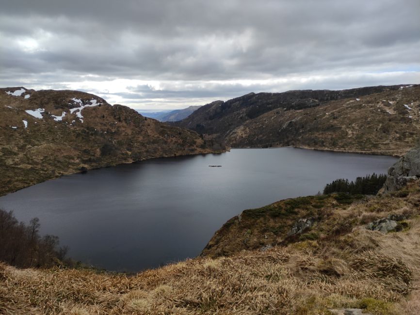 Bergen - Wanderung von Fløyen auf Ulriken