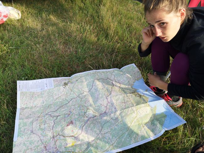 Lovcen National Park: Lotti planning the next routes