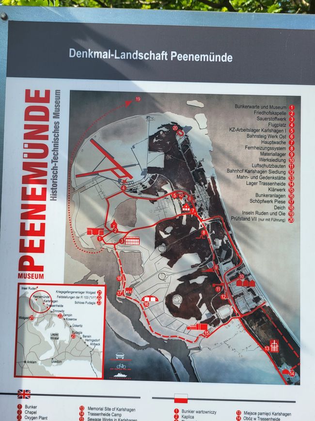 Locations from World War II on Peenemünde
