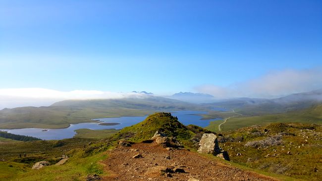 View from the hike to the Old Man of Storr