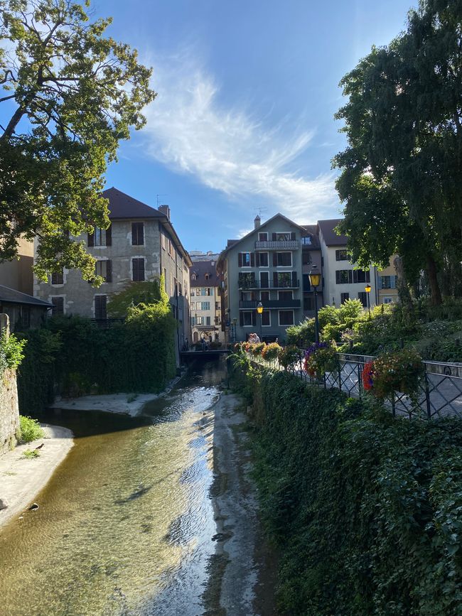Le Thiou fließt durch ganz Annecy