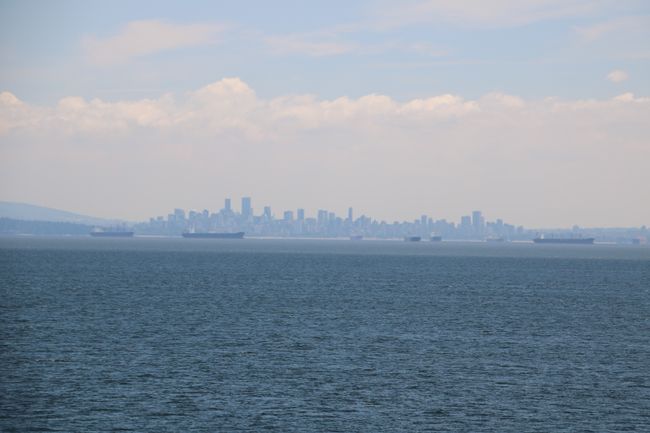 the skyline of Vancouver