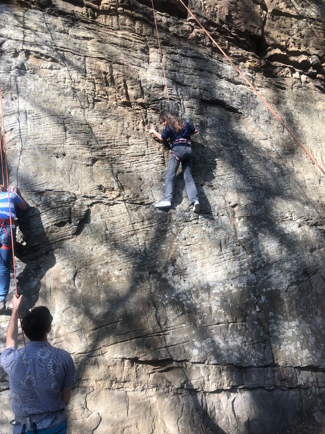 WV University & Rock climbing