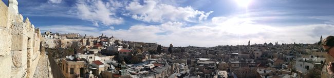 Jerusalem view from the city walls
