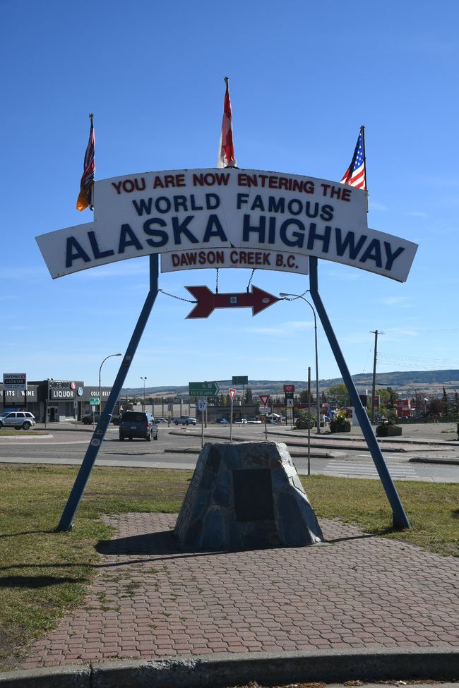 Start des Alaska-Highway