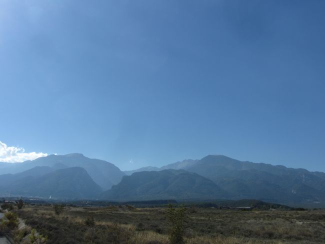 Mount Olympus massif from a distance