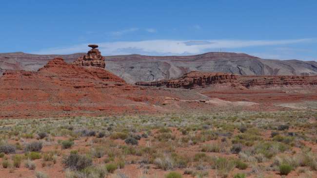 The Mexican Hat -> a rock that looks like a Mexican hat