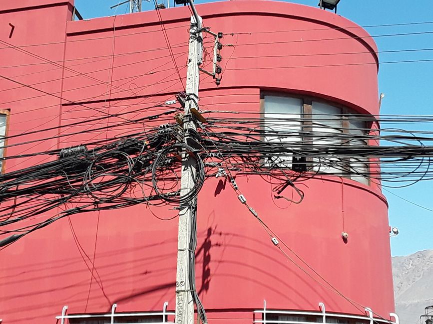 Cable Mess in Chile