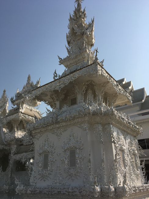 Valkoinen temppeli, norsut - aivan mahtavaa