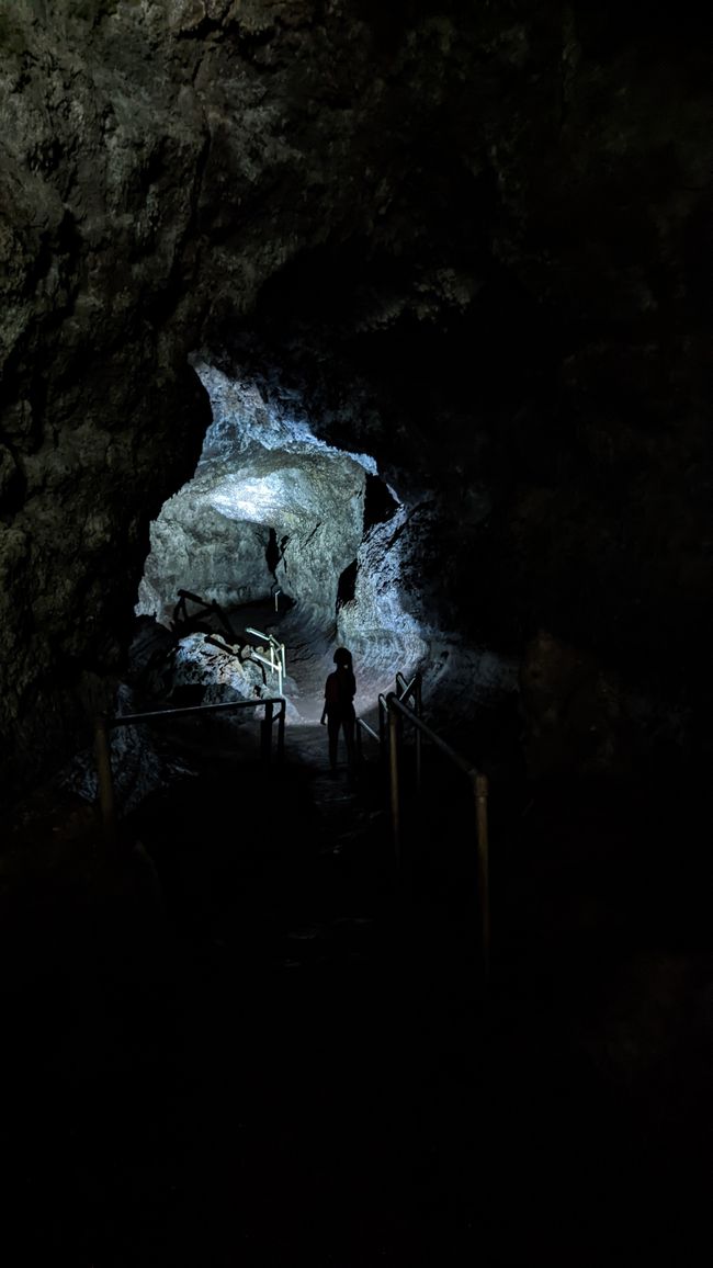 Schattenspiele in der Lava Tube